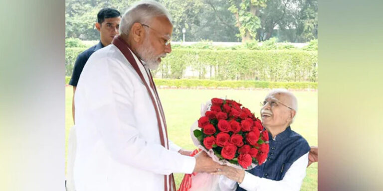 PM Modi, Rajnath Singh visit LK Advani on his 95th birthday