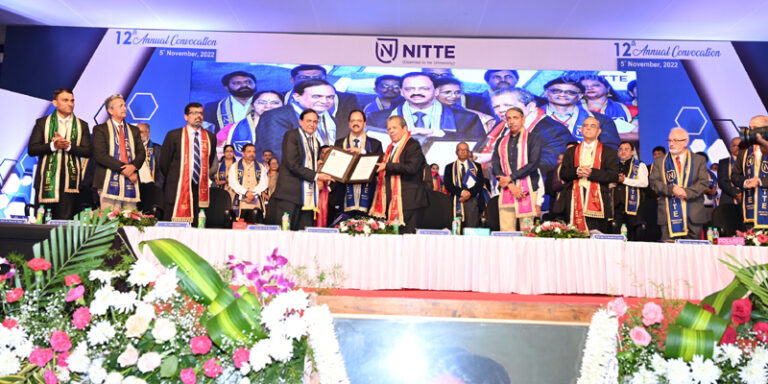 12th Annual Convocation of Nitte Deemed to be University held