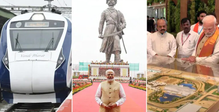 PM Modi unveils Kempegowda statue, new airport terminal
