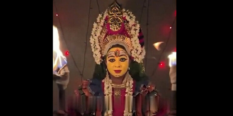 Insta reels on Daiva: Woman offers Tappu Kanike to Dharmasthala