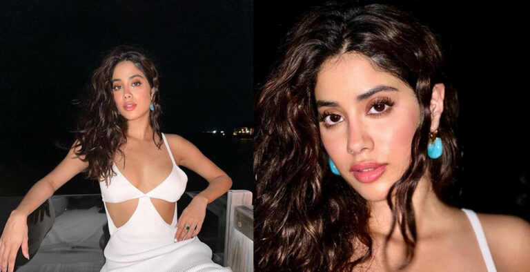 Janhvi Kapoor drops mesmerising photos in white cutout dress, see pics Janhvi Kapoor drops mesmerising photos in white cutout dress, see pics