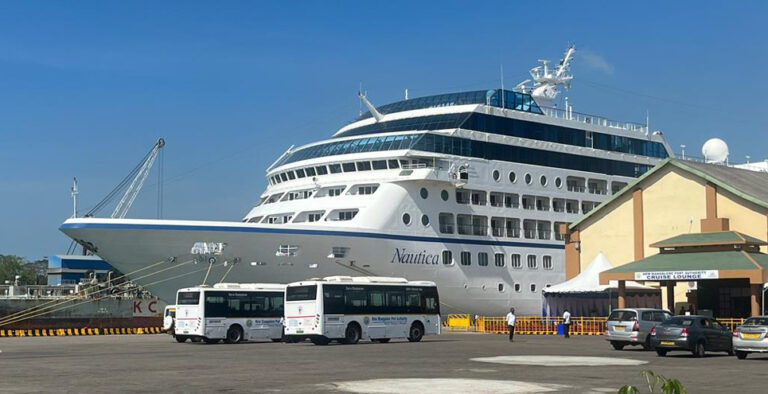 3rd cruise ship of the season- MS NAUTICA arrives at New Mangalore Port 3rd cruise ship of the season- MS NAUTICA arrives at New Mangalore Port