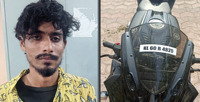 Manjeshwar man arrested with 4 kg ganja at Talapady