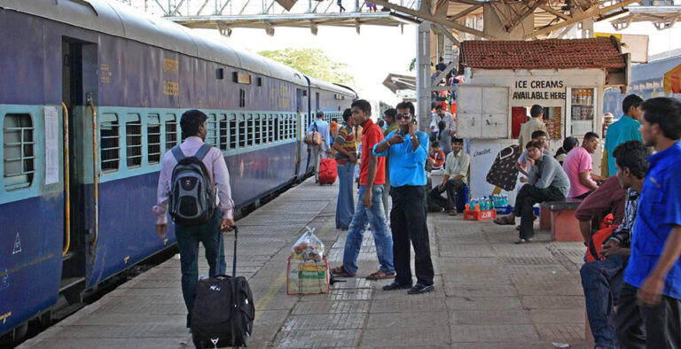 Regulation of train services to facilitate the track maintenance