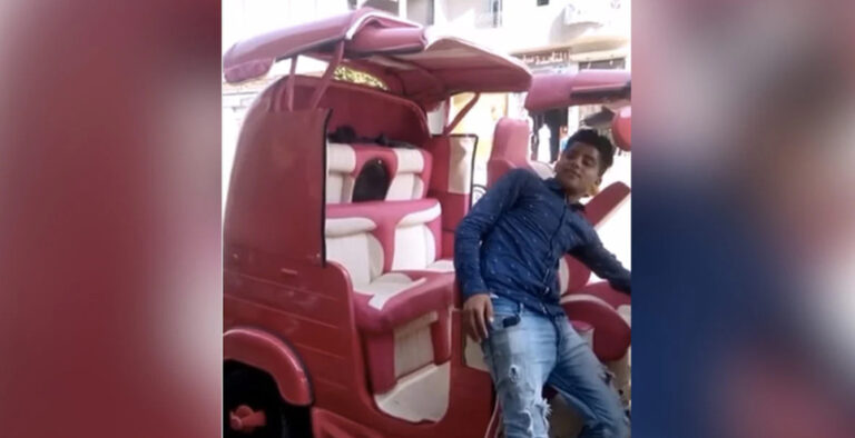“Rolls Royce of Auto”: Man converts autorickshaw into convertible, watch