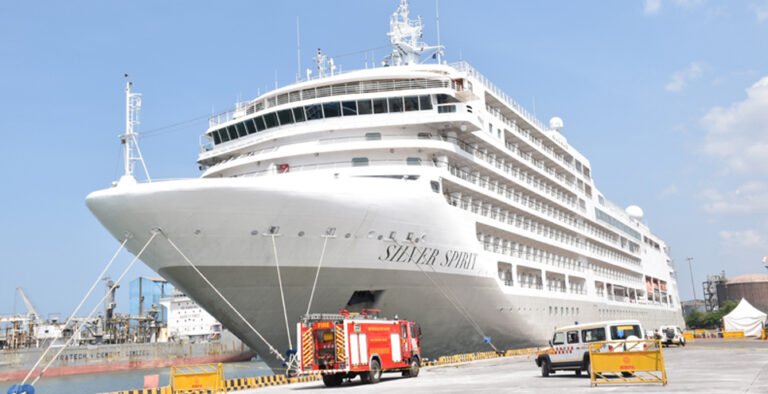 ’Silver Lines’ sixth cruise vessel arrived at New Mangalore Port ’Silver Lines’ sixth cruise vessel arrived at New Mangalore Port