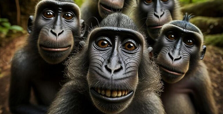 Artist uses AI to generate pics of animals taking selfies, see pics