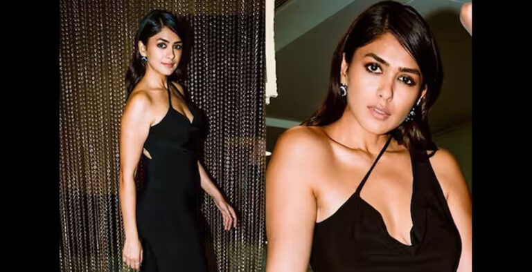 Mrunal Thakur exudes elegance in a classy black jumpsuit, see photos