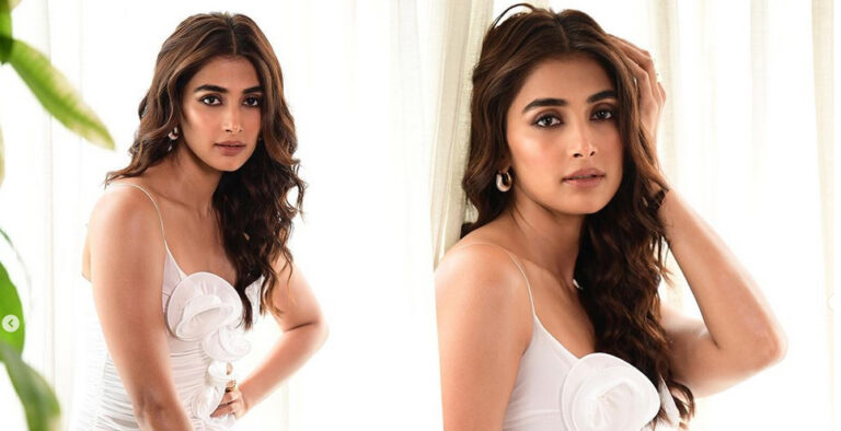 Pooja Hegde looks stunning in white dress from her latest photoshoot
