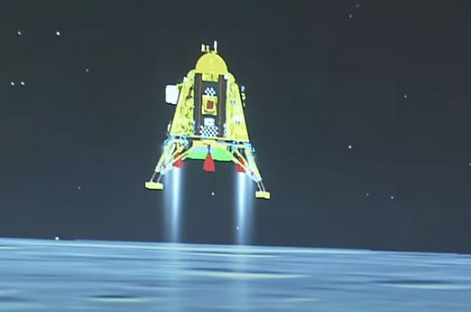 India scripts history; Chandrayaan-3 lands on the Moon India scripts history; Chandrayaan-3 lands on the Moon