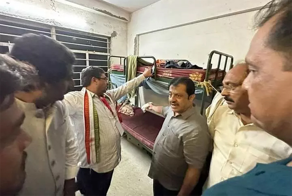 Minister pays surprise visit to Minorities Boys Hostel