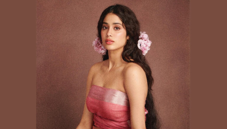 Janhvi Kapoor in red saree is nothing less than a mystical princess